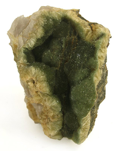 Deep Green Wavellite from Slate Mountain, near Placerville, El Dorado County, California, USA