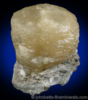 Hexagonal Witherite Prism from Cave-in-Rock District, Hardin County, Illinois