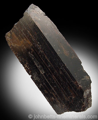 Brown Wollastonite Crystal from Grenville geologic province, Quebec, Canada
