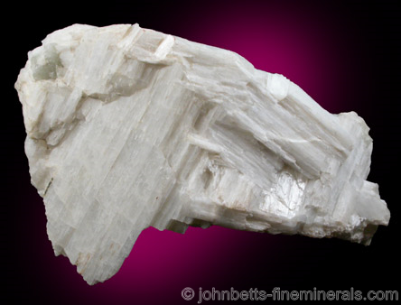 Lath-like Wollastonite Crystals from Pargas, Turku ja Pori, Finland