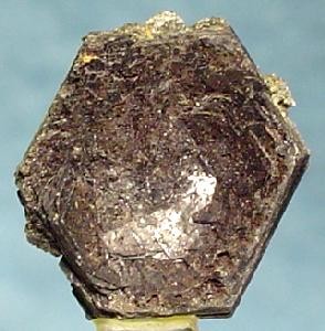 Hexagonal Wurtzite Plate from Siglo Veinte Mine (Siglo XX Mine; Llallagua Mine; Catavi), Llallagua, Rafael Bustillo Province, Potosí Department, Bolivia
