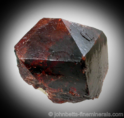 Single Dark-Red Zircon Crystal from Chilas, Northern Areas, Pakistan