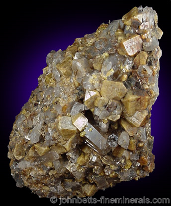 Yellow Zircon Crystals from Mount Malosa, Zomba District, Malawi