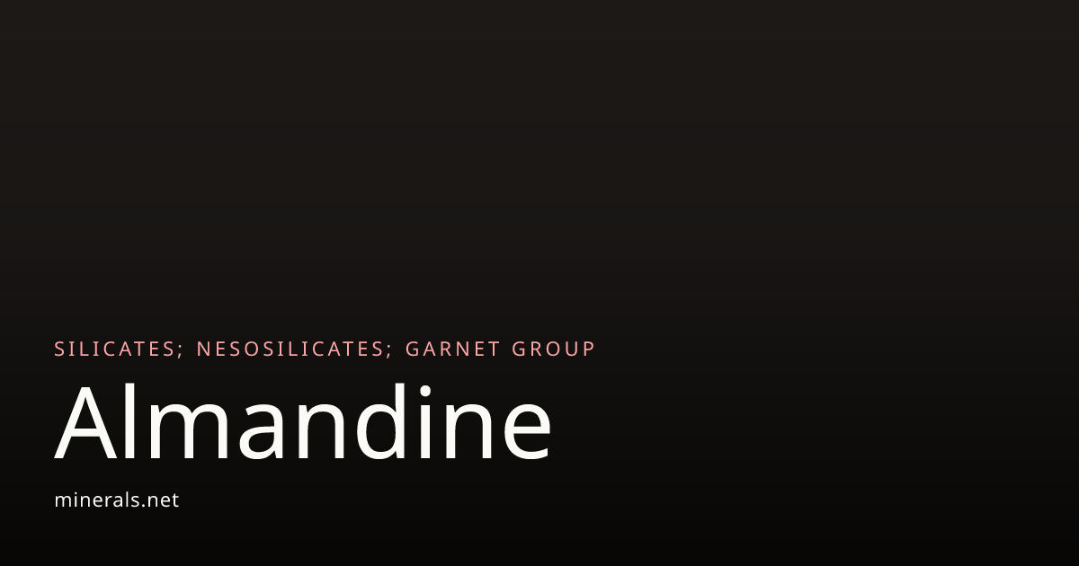 Almandine garnet: The mineral Almandine information and pictures ...